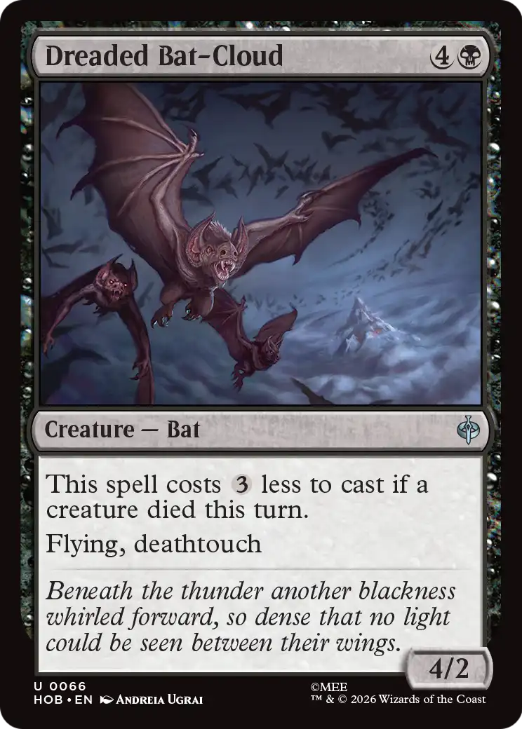Dreaded Bat-Cloud [The Hobbit] | Black Swamp Games