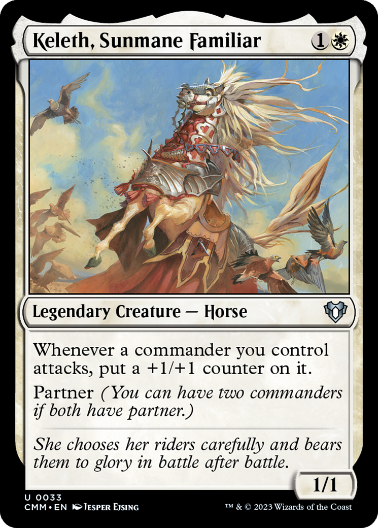 Keleth, Sunmane Familiar [Commander Masters] | Black Swamp Games