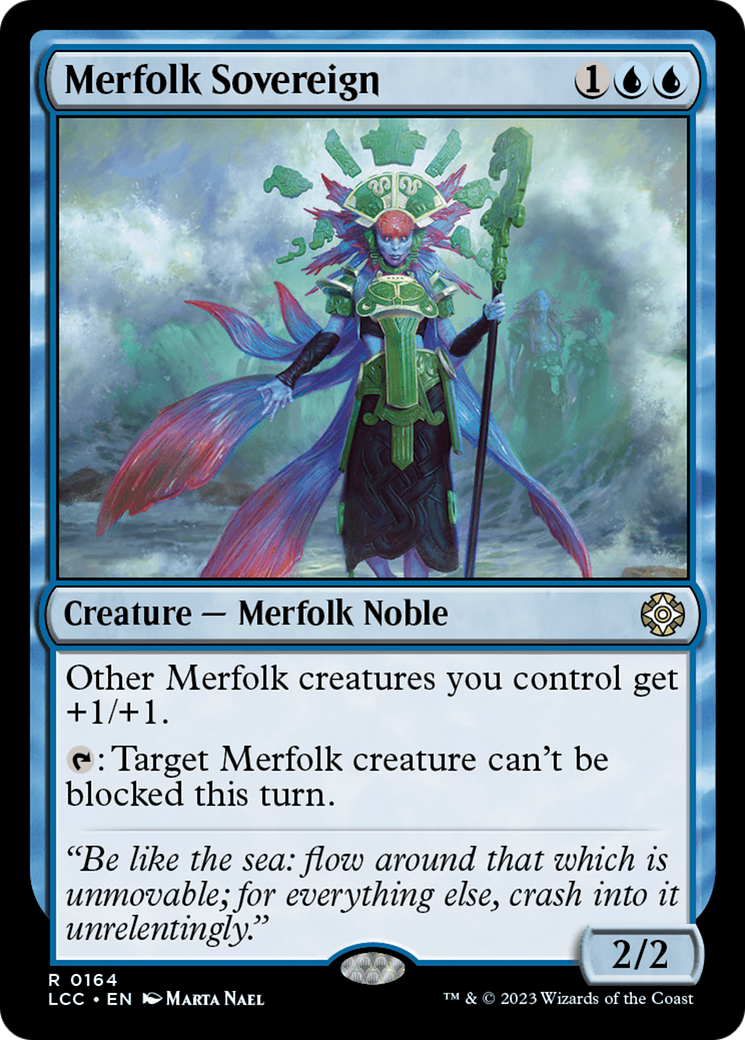 Merfolk Sovereign [The Lost Caverns of Ixalan Commander] | Black Swamp Games