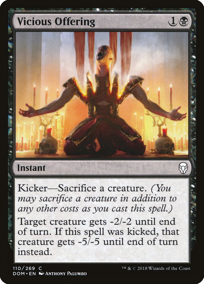 Vicious Offering [Dominaria] | Black Swamp Games