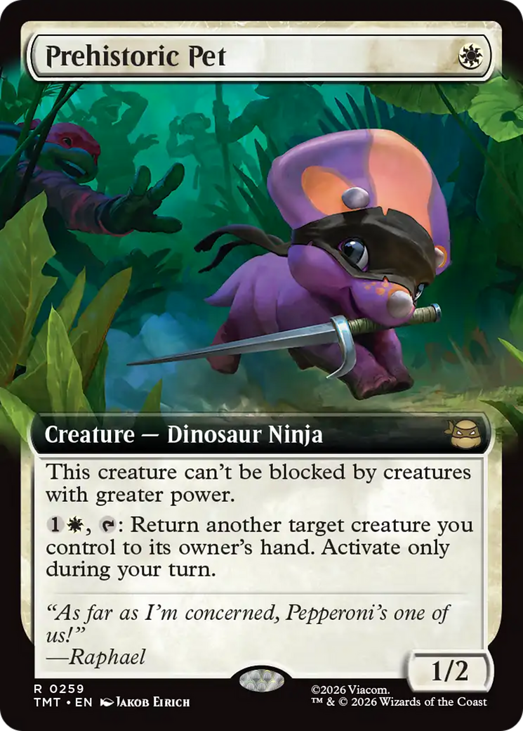Prehistoric Pet (Extended Art) [Teenage Mutant Ninja Turtles] | Black Swamp Games