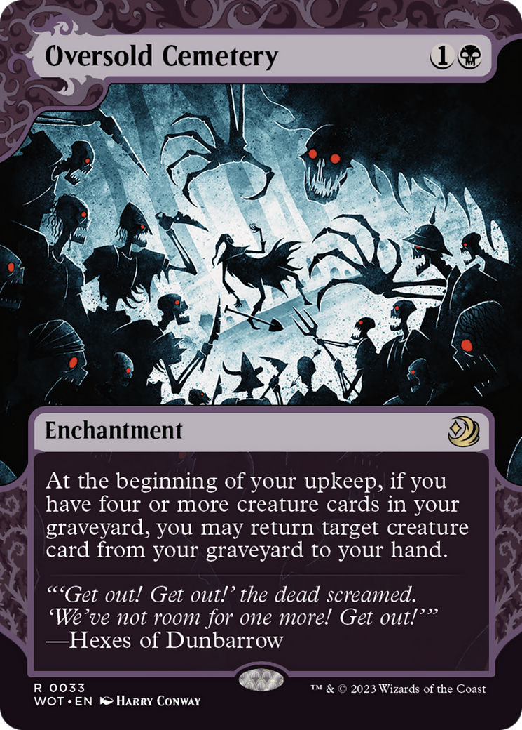 Oversold Cemetery [Wilds of Eldraine: Enchanting Tales] | Black Swamp Games