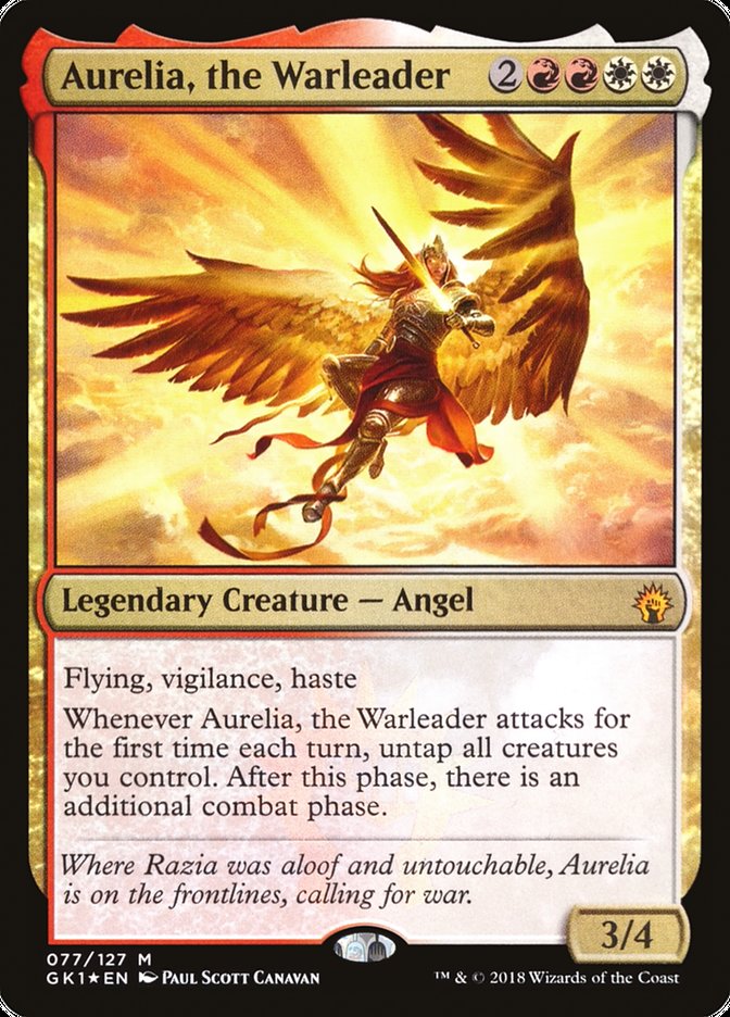 Aurelia, the Warleader [Guilds of Ravnica Guild Kit] | Black Swamp Games