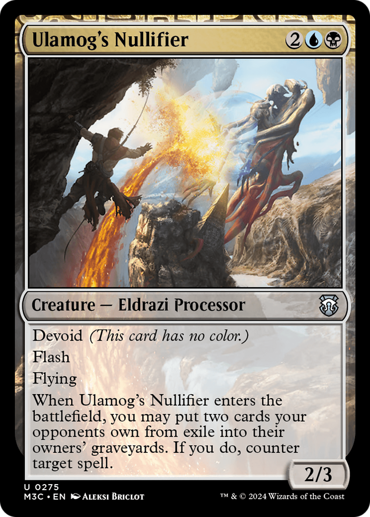 Ulamog's Nullifier (Ripple Foil) [Modern Horizons 3 Commander] | Black Swamp Games