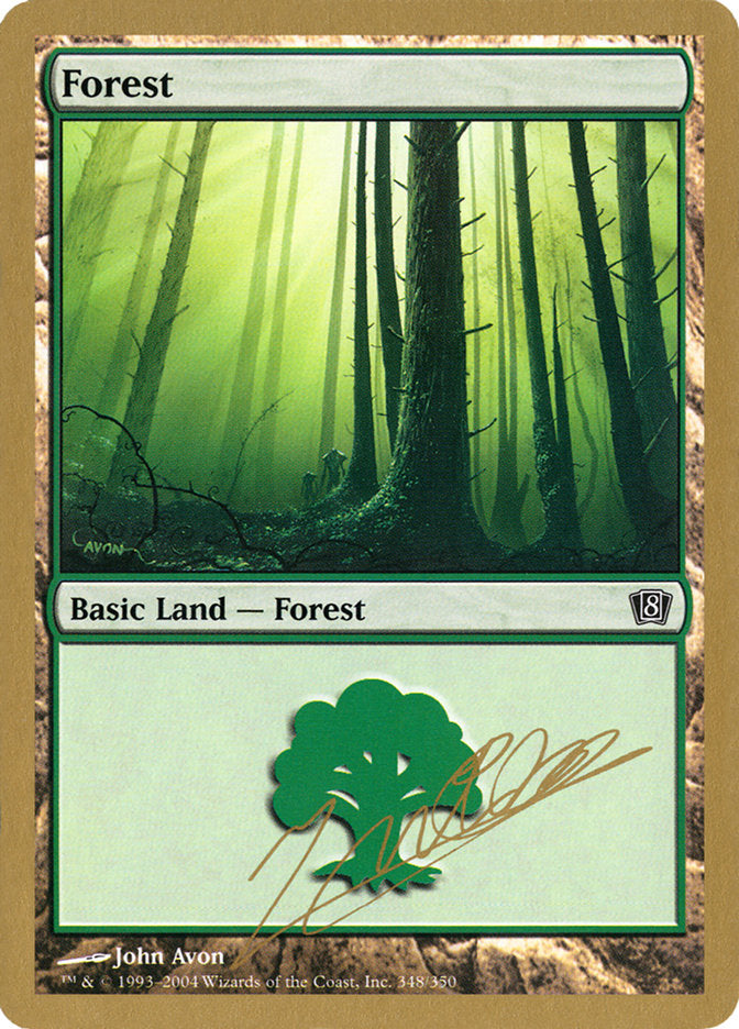 Forest (jn348) (Julien Nuijten) [World Championship Decks 2004] | Black Swamp Games