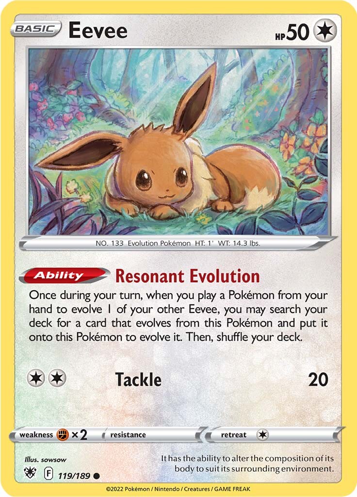 Eevee (119/189) [Sword & Shield: Astral Radiance] | Black Swamp Games