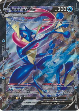 Greninja V-Union (Jumbo Card) [Sword & Shield: Black Star Promos] | Black Swamp Games