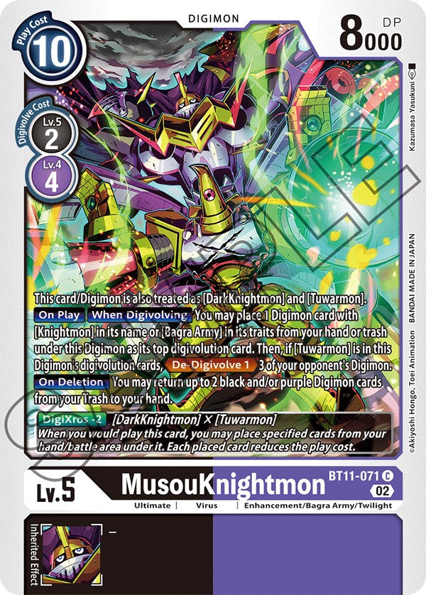 MusouKnightmon [BT11-071] [Dimensional Phase] | Black Swamp Games