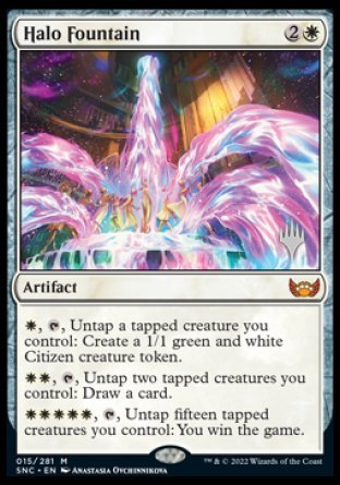 Halo Fountain (Promo Pack) [Streets of New Capenna Promos] | Black Swamp Games
