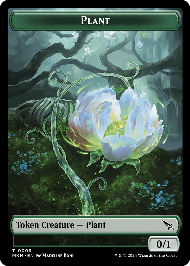 Plant Token [Murders at Karlov Manor Tokens] | Black Swamp Games