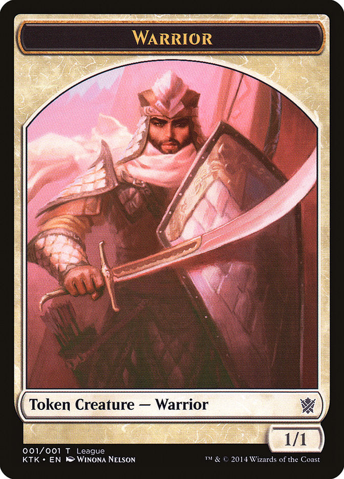 Warrior Token [League Tokens 2014] | Black Swamp Games