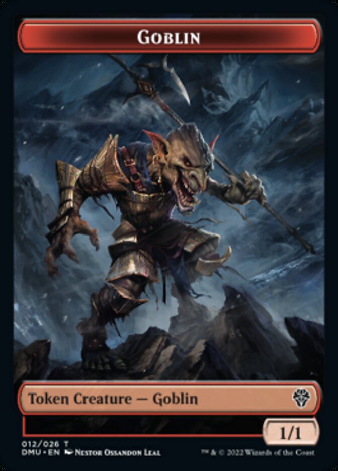 Soldier // Goblin Double-Sided Token [Dominaria United Tokens] | Black Swamp Games