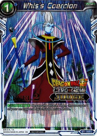 Whis's Coercion (Level 2) (BT1-055) [Judge Promotion Cards] | Black Swamp Games