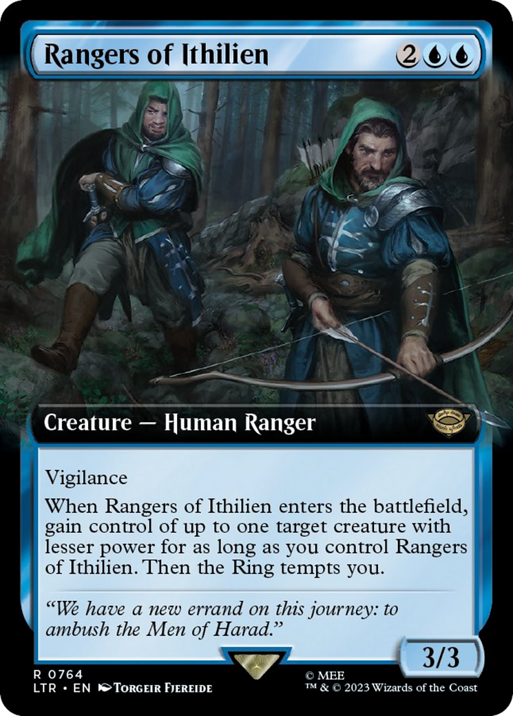 Rangers of Ithilien (Extended Art) (Surge Foil) [The Lord of the Rings: Tales of Middle-Earth] | Black Swamp Games