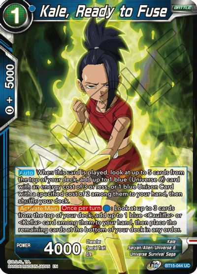 Kale, Ready to Fuse (BT15-044) [Saiyan Showdown] | Black Swamp Games