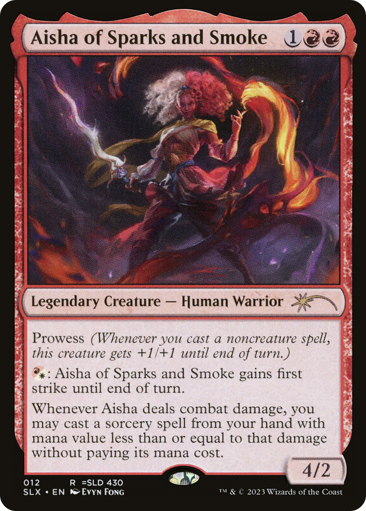 Aisha of Sparks and Smoke [Secret Lair: Universes Within] | Black Swamp Games