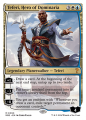 Teferi, Hero of Dominaria (White Border) [Mystery Booster 2] | Black Swamp Games