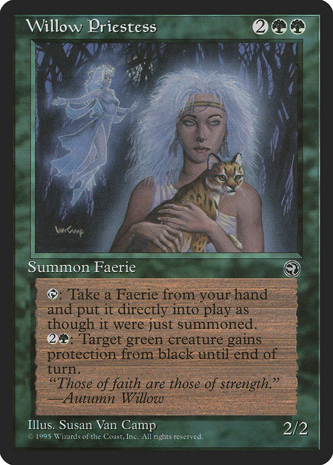 Willow Priestess [Homelands] | Black Swamp Games