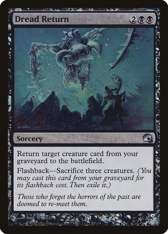 Dread Return [Premium Deck Series: Graveborn] | Black Swamp Games