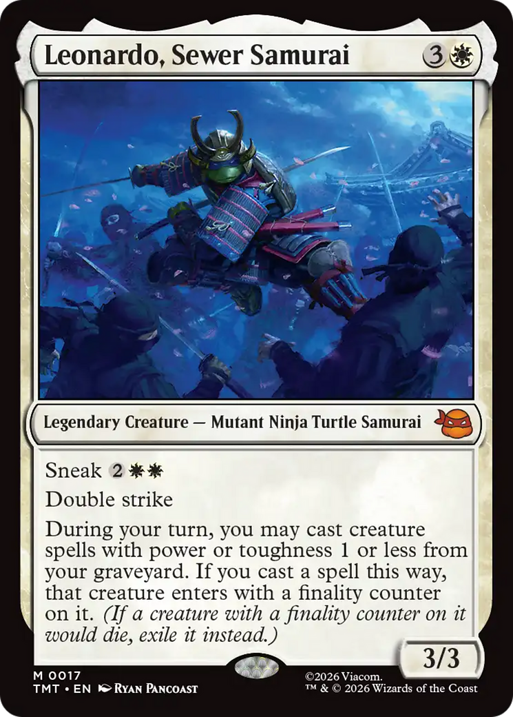 Leonardo, Sewer Samurai [Teenage Mutant Ninja Turtles] | Black Swamp Games