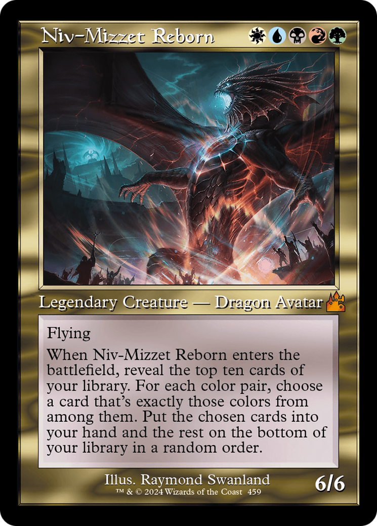 Niv-Mizzet Reborn (Retro Frame) [Ravnica Remastered] | Black Swamp Games