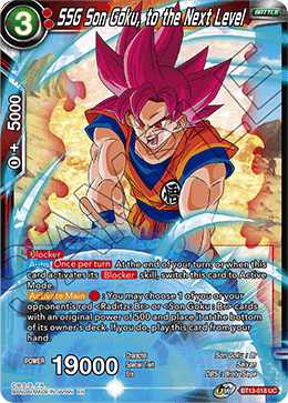 SSG Son Goku, to the Next Level (Uncommon) (BT13-018) [Supreme Rivalry] | Black Swamp Games