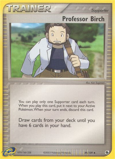 Professor Birch (89/109) [EX: Ruby & Sapphire] | Black Swamp Games