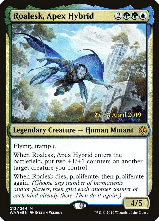 Roalesk, Apex Hybrid [War of the Spark Prerelease Promos] | Black Swamp Games