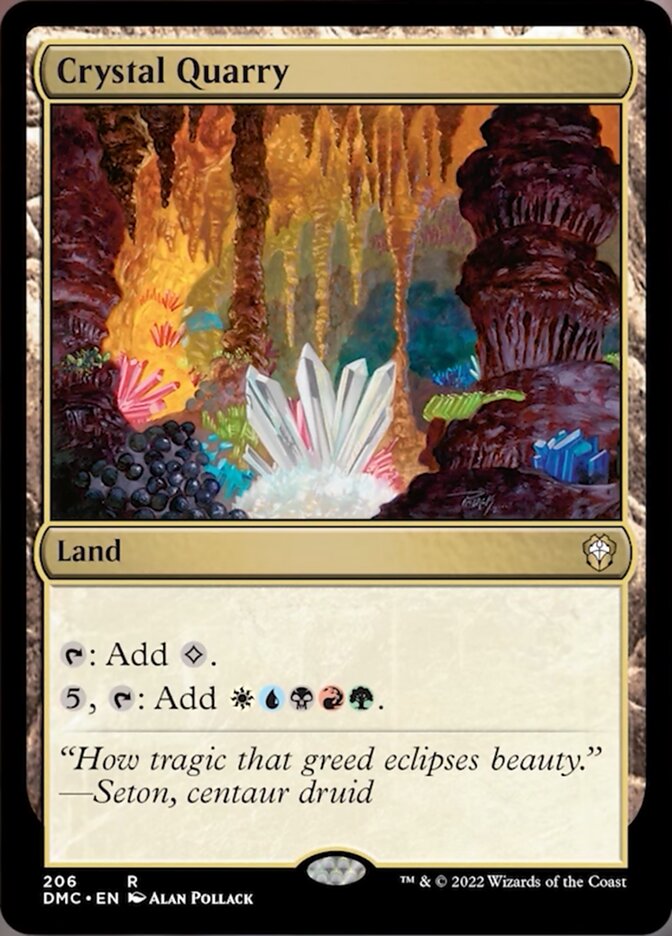 Crystal Quarry [Dominaria United Commander] | Black Swamp Games