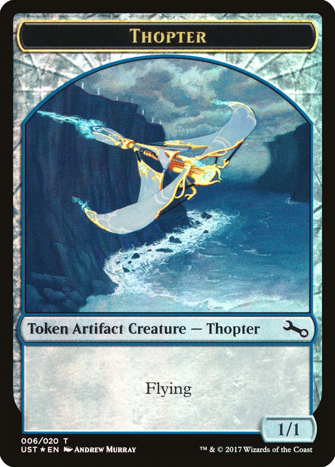 Thopter // Thopter Double-Sided Token [Unstable Tokens] | Black Swamp Games