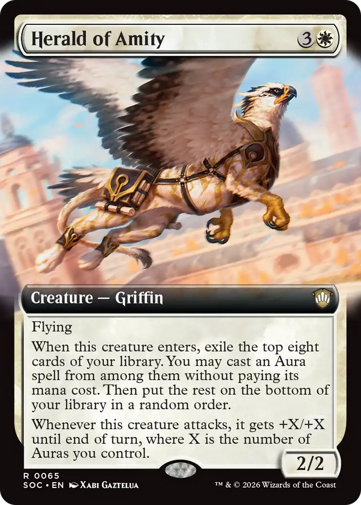 Herald of Amity (Extended Art) [Secrets of Strixhaven Commander] | Black Swamp Games