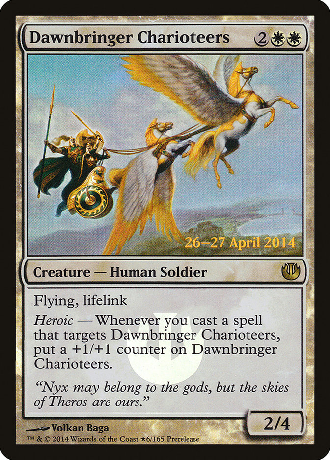 Dawnbringer Charioteers [Journey into Nyx Prerelease Promos] | Black Swamp Games