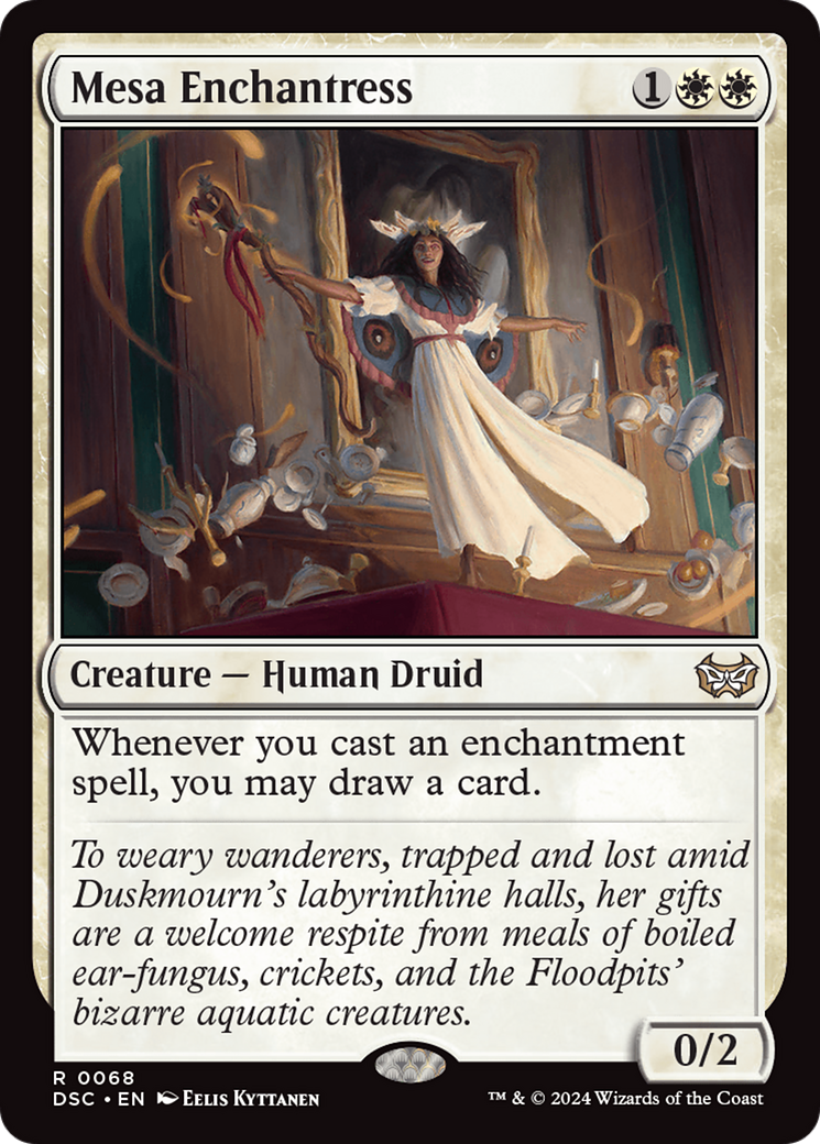 Mesa Enchantress [Duskmourn: House of Horror Commander] | Black Swamp Games