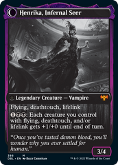 Henrika Domnathi // Henrika, Infernal Seer [Innistrad: Double Feature] | Black Swamp Games