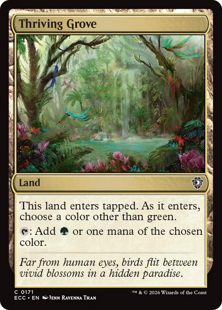 Thriving Grove [Lorwyn Eclipsed Commander] | Black Swamp Games