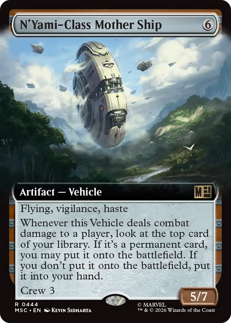 N'Yami-Class Mother Ship (Extended Art) [Marvel Super Heroes Commander] | Black Swamp Games