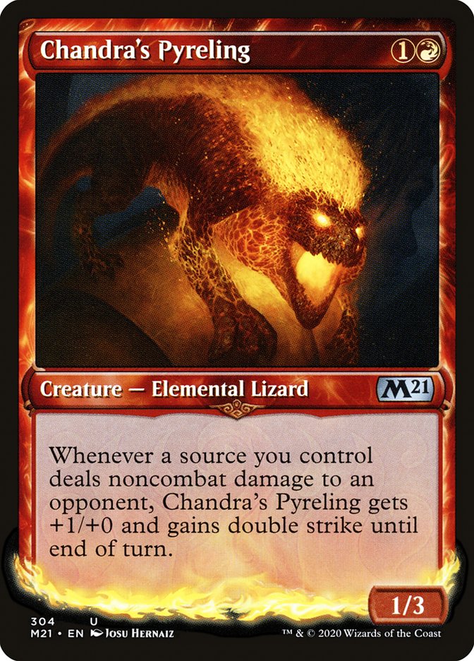 Chandra's Pyreling (Showcase) [Core Set 2021] | Black Swamp Games