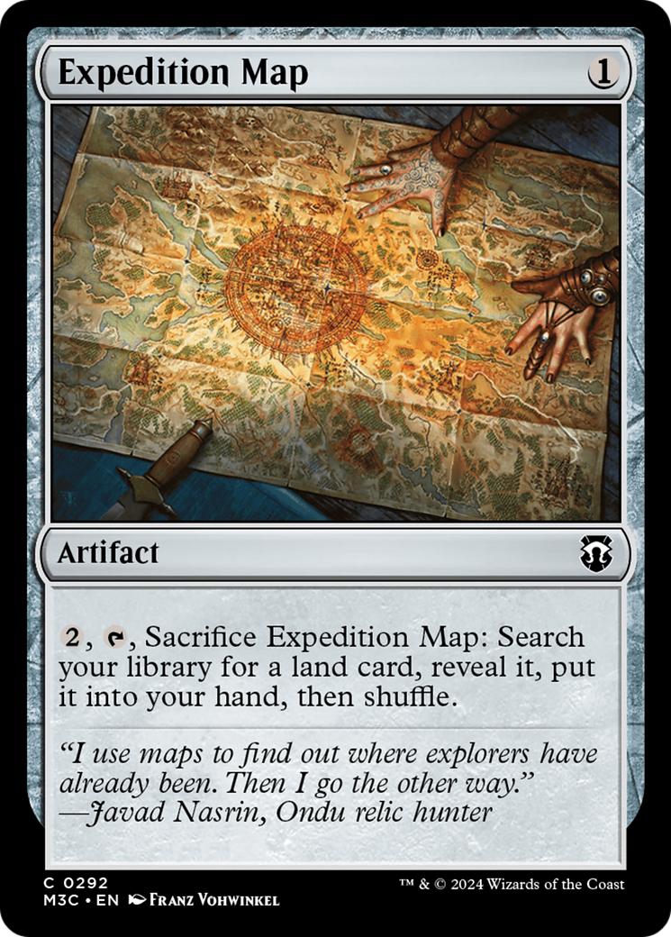 Expedition Map (Ripple Foil) [Modern Horizons 3 Commander] | Black Swamp Games