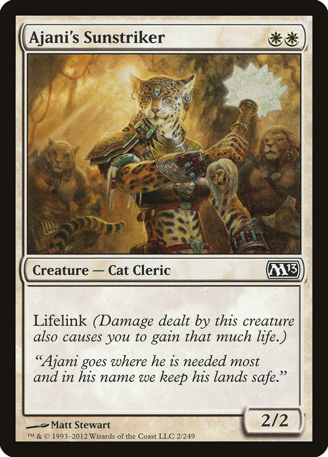 Ajani's Sunstriker [Magic 2013] | Black Swamp Games