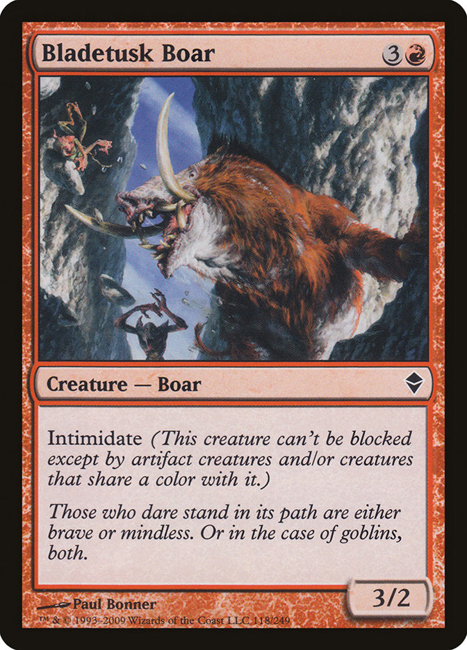 Bladetusk Boar [Zendikar] | Black Swamp Games