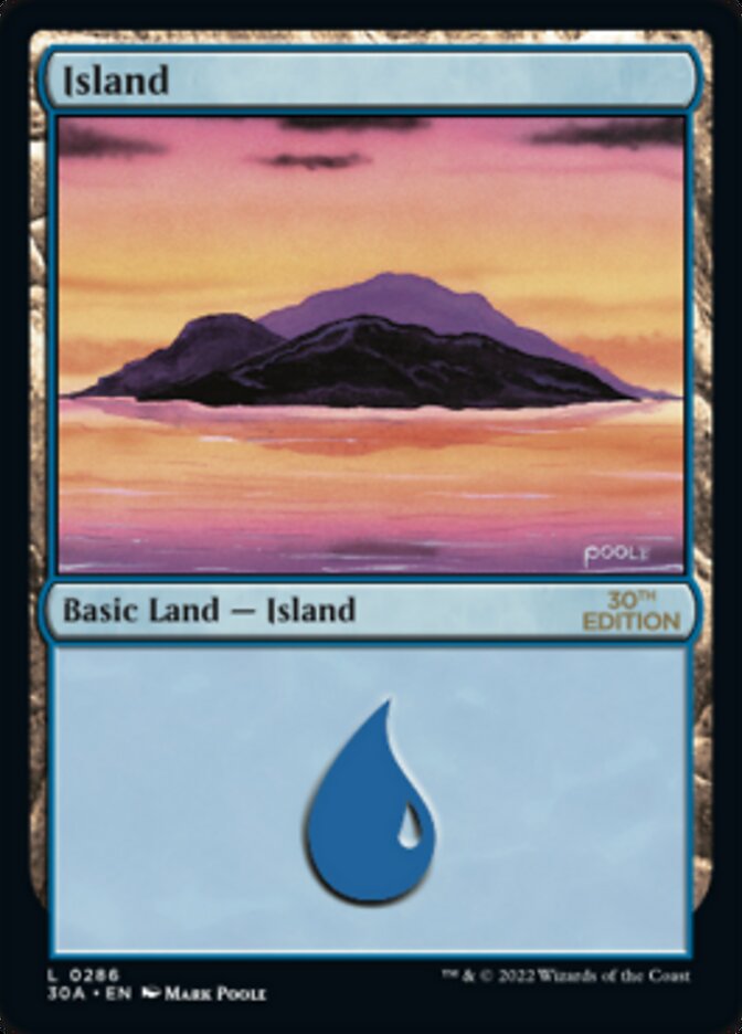 Island (286) [30th Anniversary Edition] | Black Swamp Games