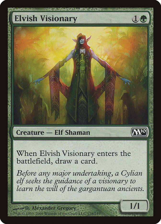 Elvish Visionary [Magic 2010] | Black Swamp Games