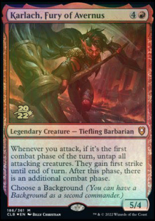 Karlach, Fury of Avernus [Commander Legends: Battle for Baldur's Gate Prerelease Promos] | Black Swamp Games