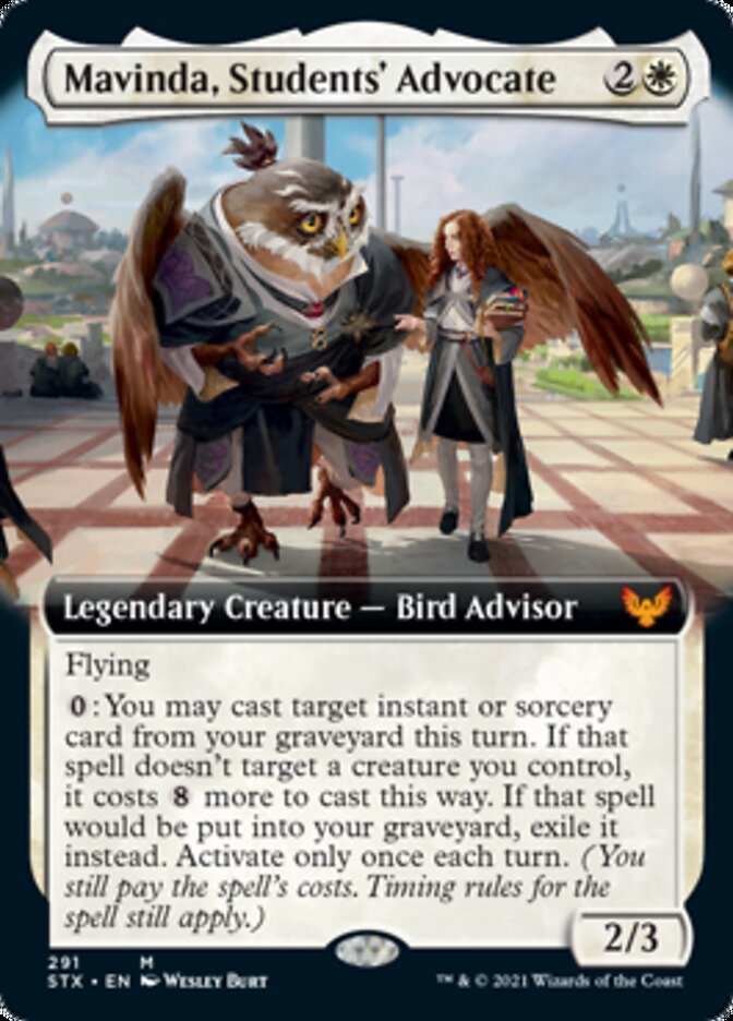 Mavinda, Students' Advocate (Extended Art) [Strixhaven: School of Mages] | Black Swamp Games