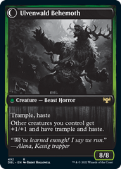 Ulvenwald Oddity // Ulvenwald Behemoth [Innistrad: Double Feature] | Black Swamp Games