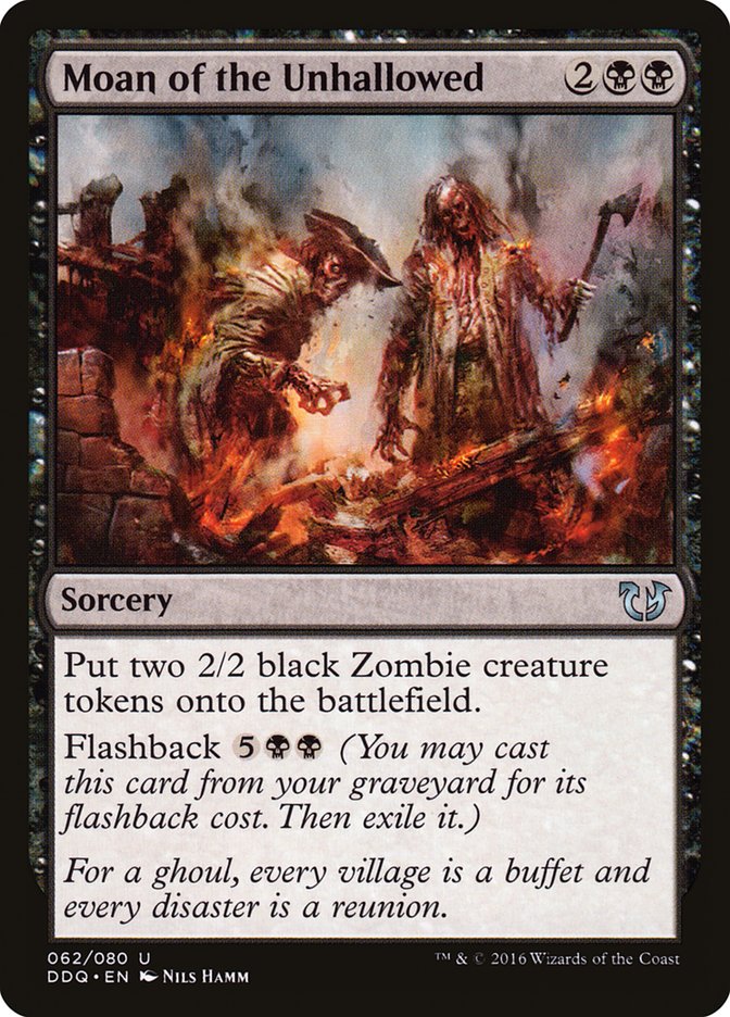 Moan of the Unhallowed [Duel Decks: Blessed vs. Cursed] | Black Swamp Games