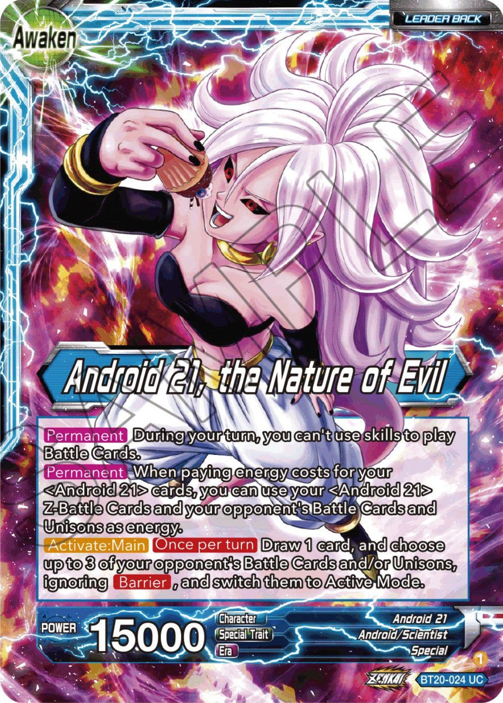 Android 21 // Android 21, the Nature of Evil (BT20-024) [Power Absorbed] | Black Swamp Games