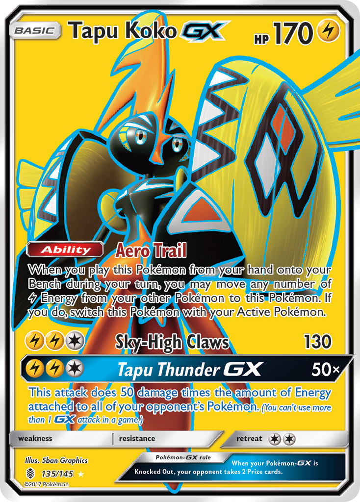 Tapu Koko GX (135/145) [Sun & Moon: Guardians Rising] | Black Swamp Games