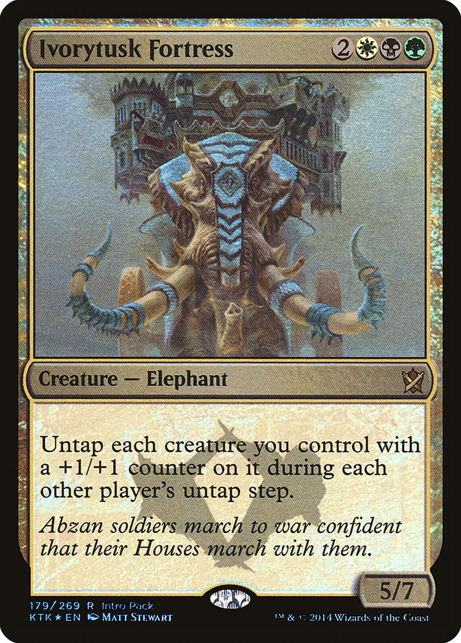 Ivorytusk Fortress (Intro Pack) [Khans of Tarkir Promos] | Black Swamp Games