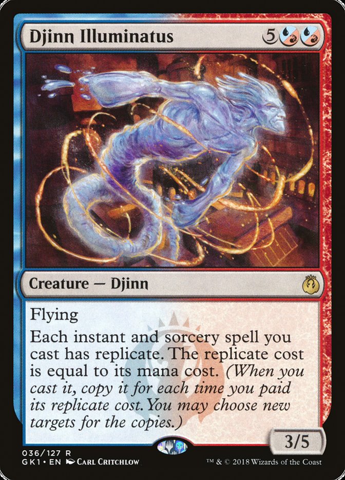 Djinn Illuminatus [Guilds of Ravnica Guild Kit] | Black Swamp Games